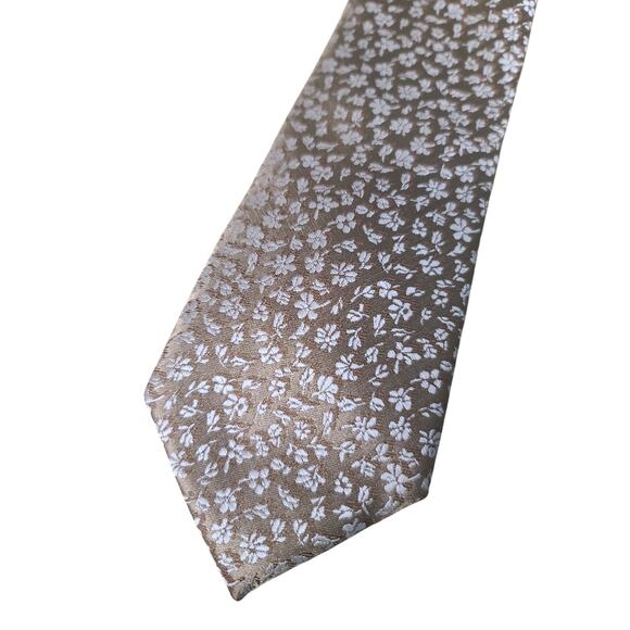 Vintage Silk Ties Lot of 4 Brooks Brothers Michael Kors Polo Red Brown Shades - Picture 2 of 9